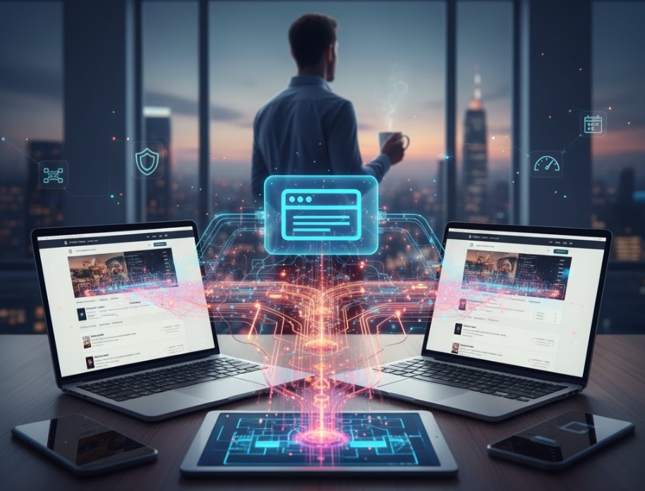 post - Web management